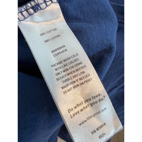 Life is Good LIG Womens Short Sleeve graphic tee T-Shirt size Medium Classic Fit - Picture 7 of 10